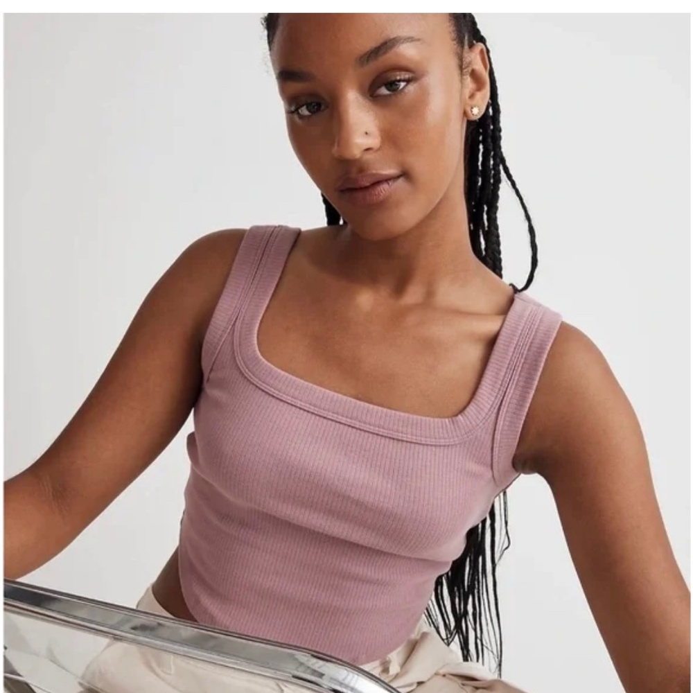 Madewell Tailored Cropped tank